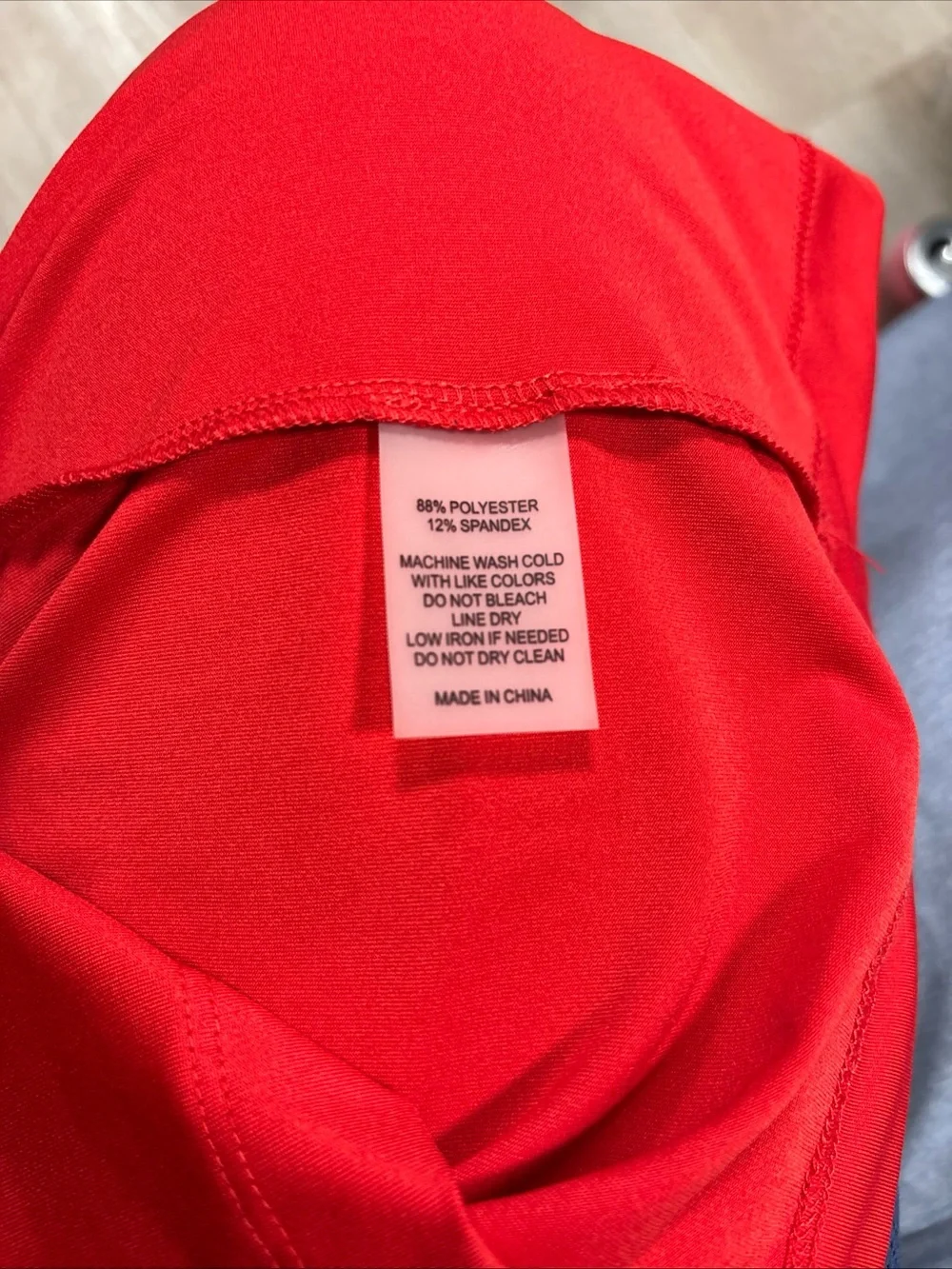 Redvanly Men's Size XL Rio Red Blue Golf Polo Shirt Stretch